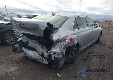 2019 Genesis G90 3.3T Premium из США, поврежденный, VIN KMHG34JA9KU050343